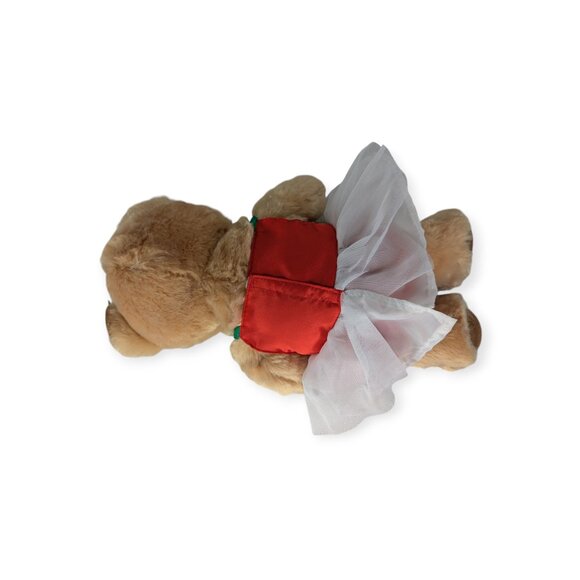 Build-A-Bear BAB Bear Plush with Christmas Dress - Picture 4 of 11